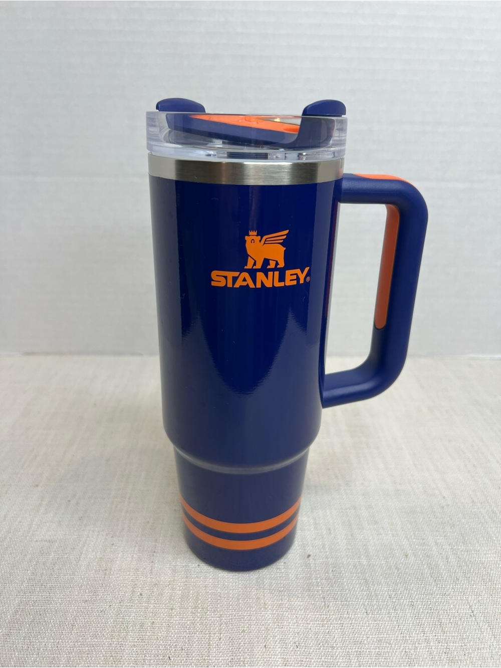 Stanley 30 oz Regal Shimmer Blue Insulated Travel Tumbler with Handle